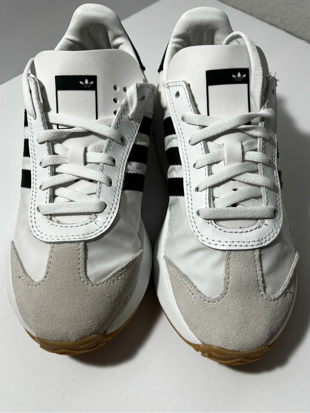 Adidas Originals SL 72 RS Platform Sneakers White Black Gum Women’s‎ 4.5 JQ1022